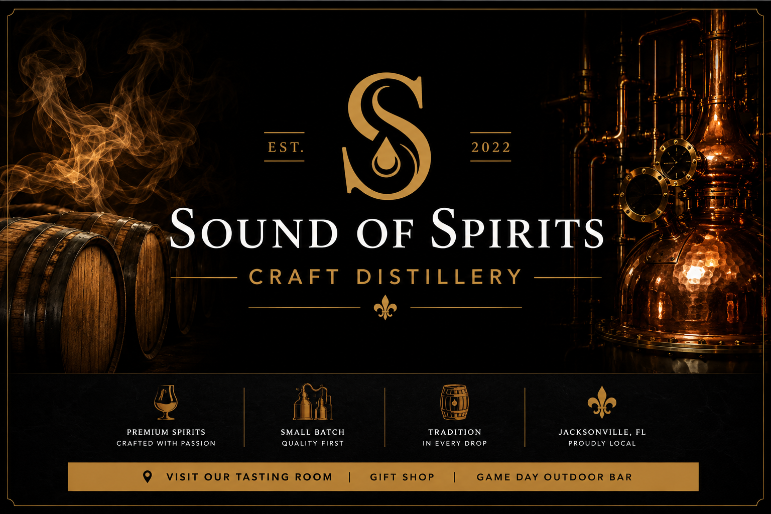 Sound of Spirits Craft Distillery hero banner